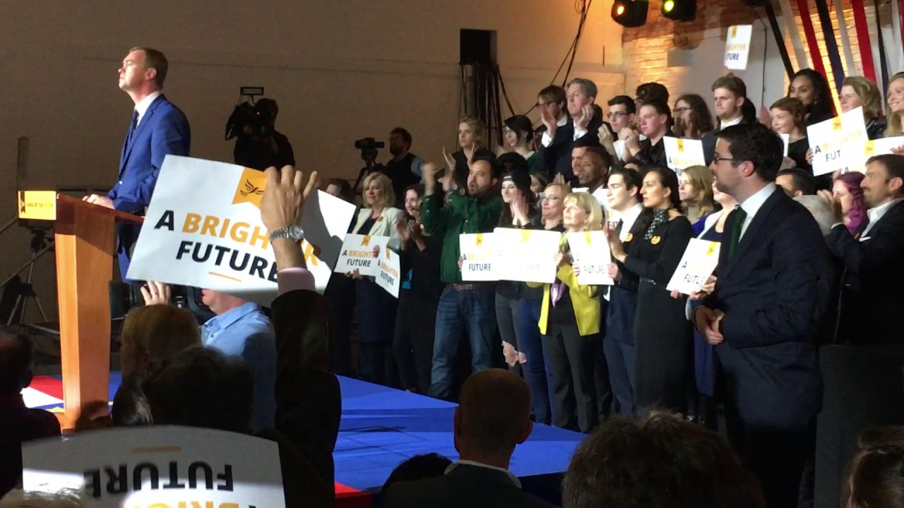 Liberal Democrat 2017 manifesto launch in BSL