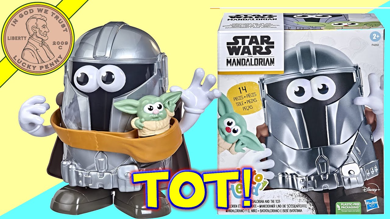 Star Wars Yamdalorian And The Tot Potato Head By Hasbro - Baby Yoda!