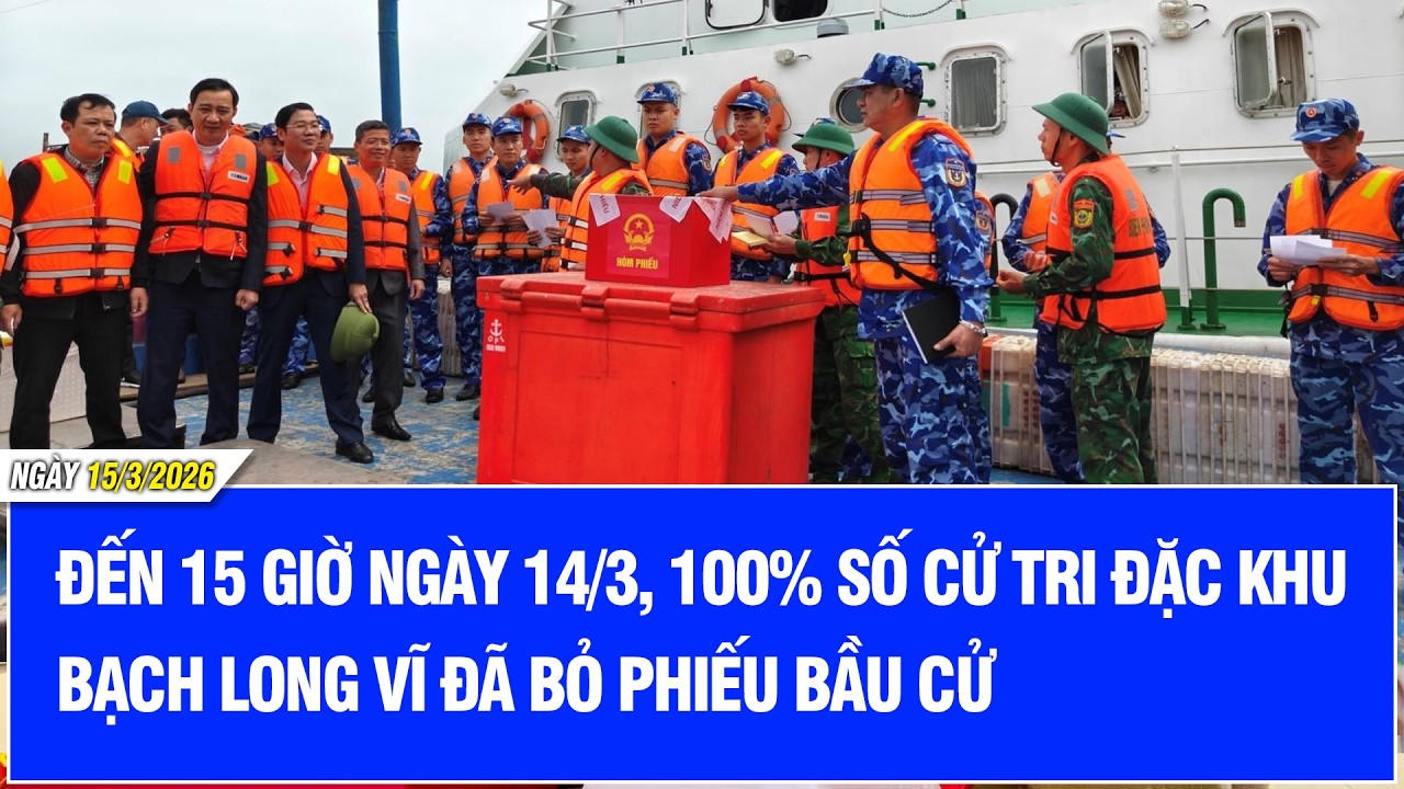 Đến 15 giờ ngày 14/3, 100% số cử tri đặc khu Bạch Long Vĩ đã bỏ phiếu bầu cử