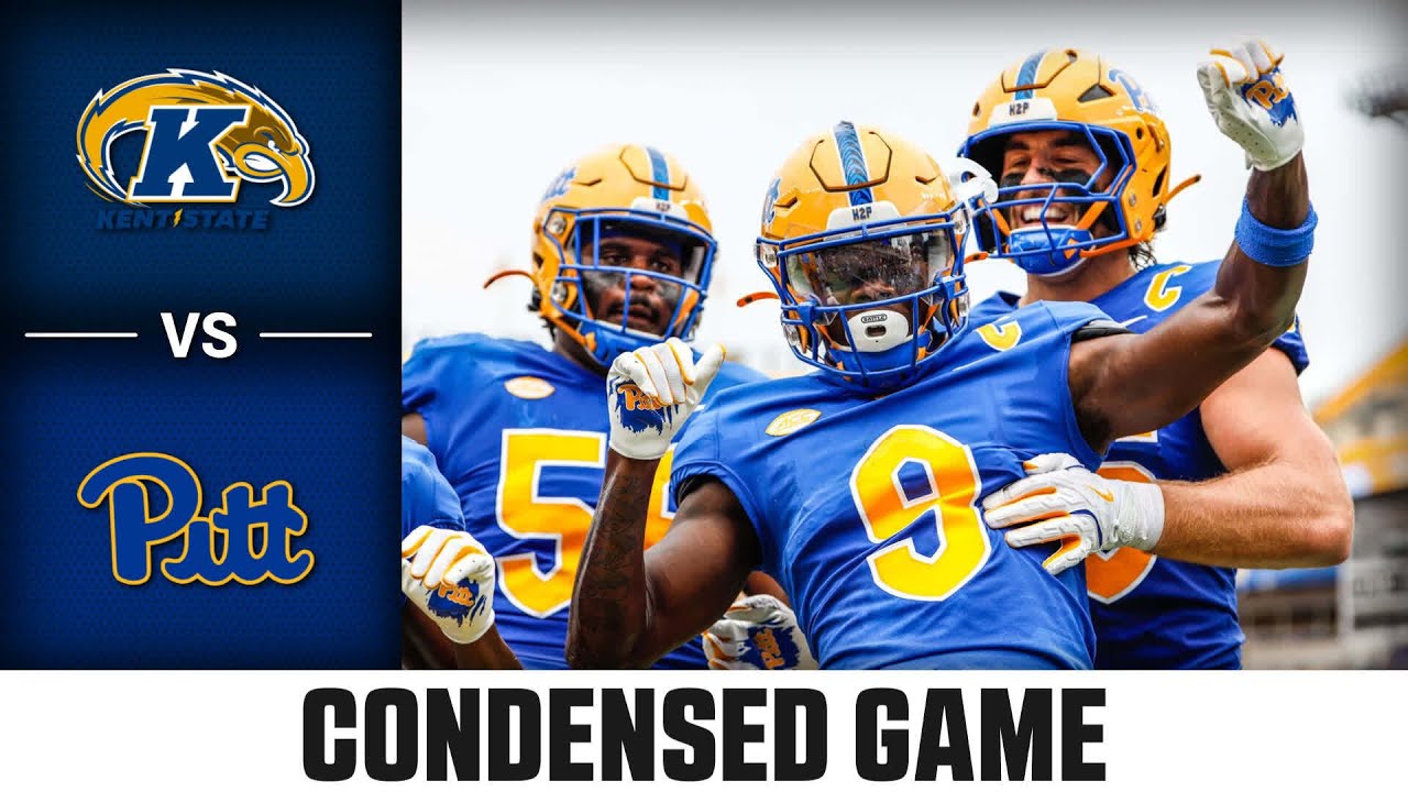 Kent State vs. Pitt Condensed Game | 2024 ACC Football