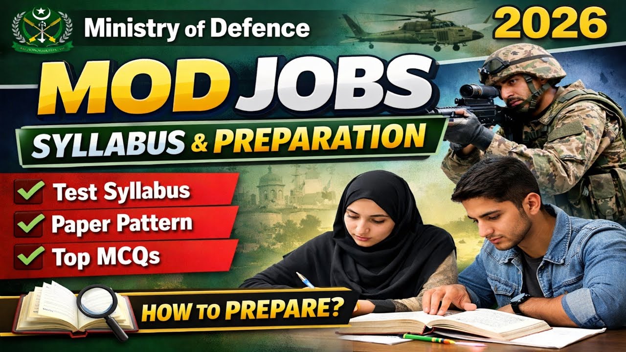 Ministry of Defence  Syllabus and paper pattern ||MOD jobs 2026 syllabus | mod jobs test preparation