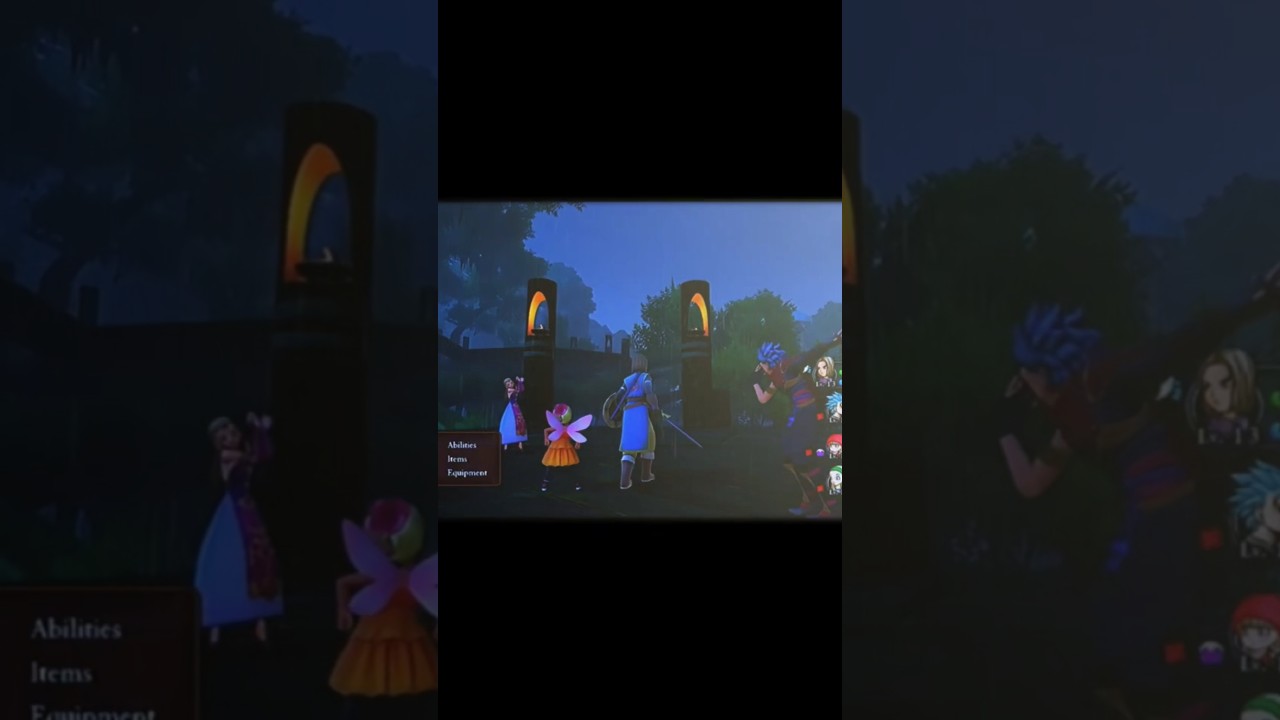 Dragon Quest 11 but the party can't stop dancing? 