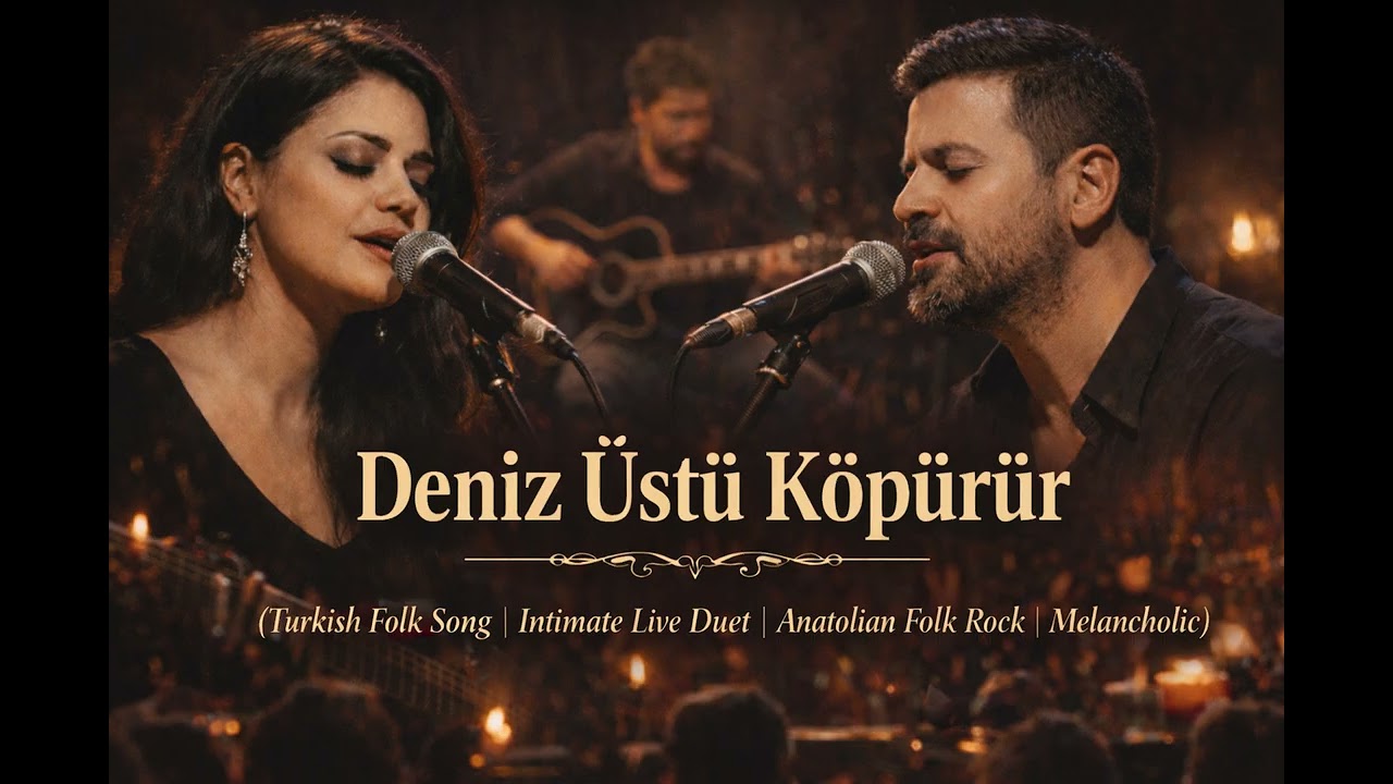 Deniz Üstü Köpürür Akustik | Live Duet Session | Turkish Folk Rock | Melancholic