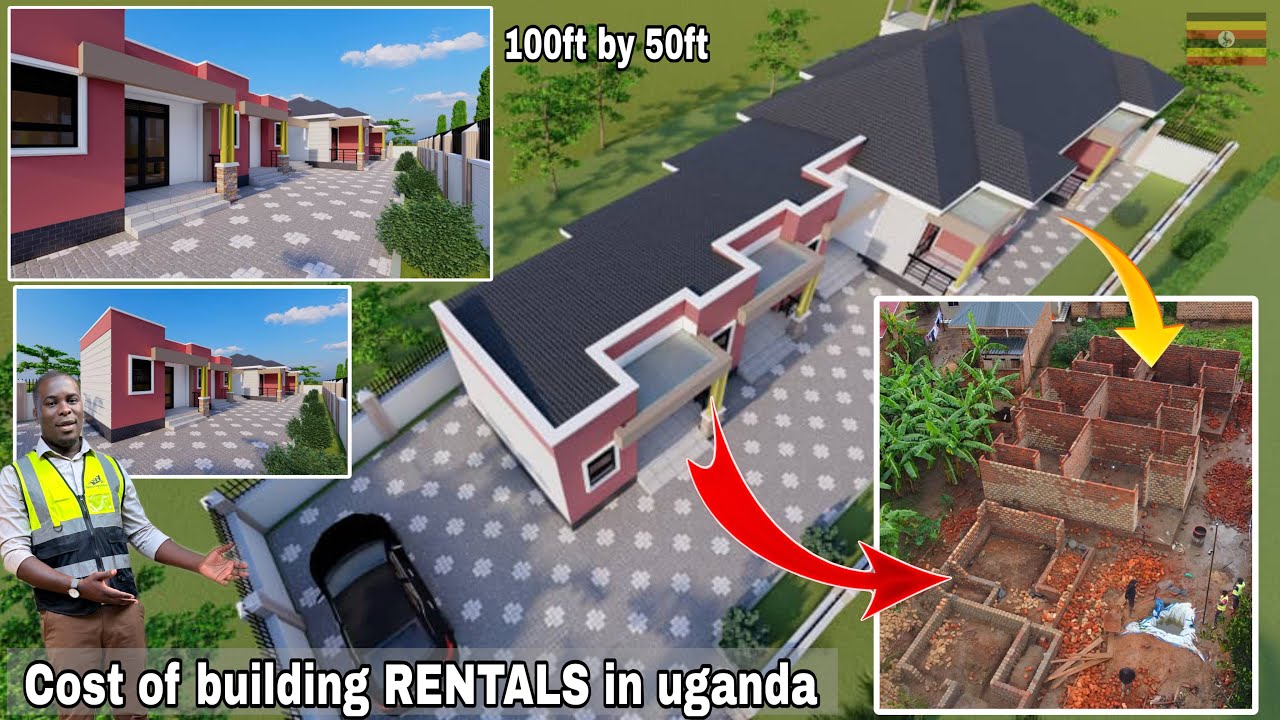 Cost of building 3 double rooms and 3 single rooms rental units in buyala mityana road uganda