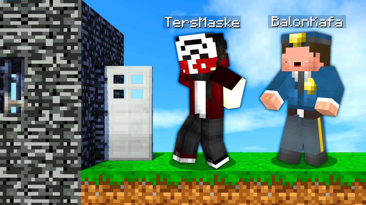 POLİS BALON KAFA BENİ HAPİSHANEYE ATTI ! - TROLLEDİM - Minecraft