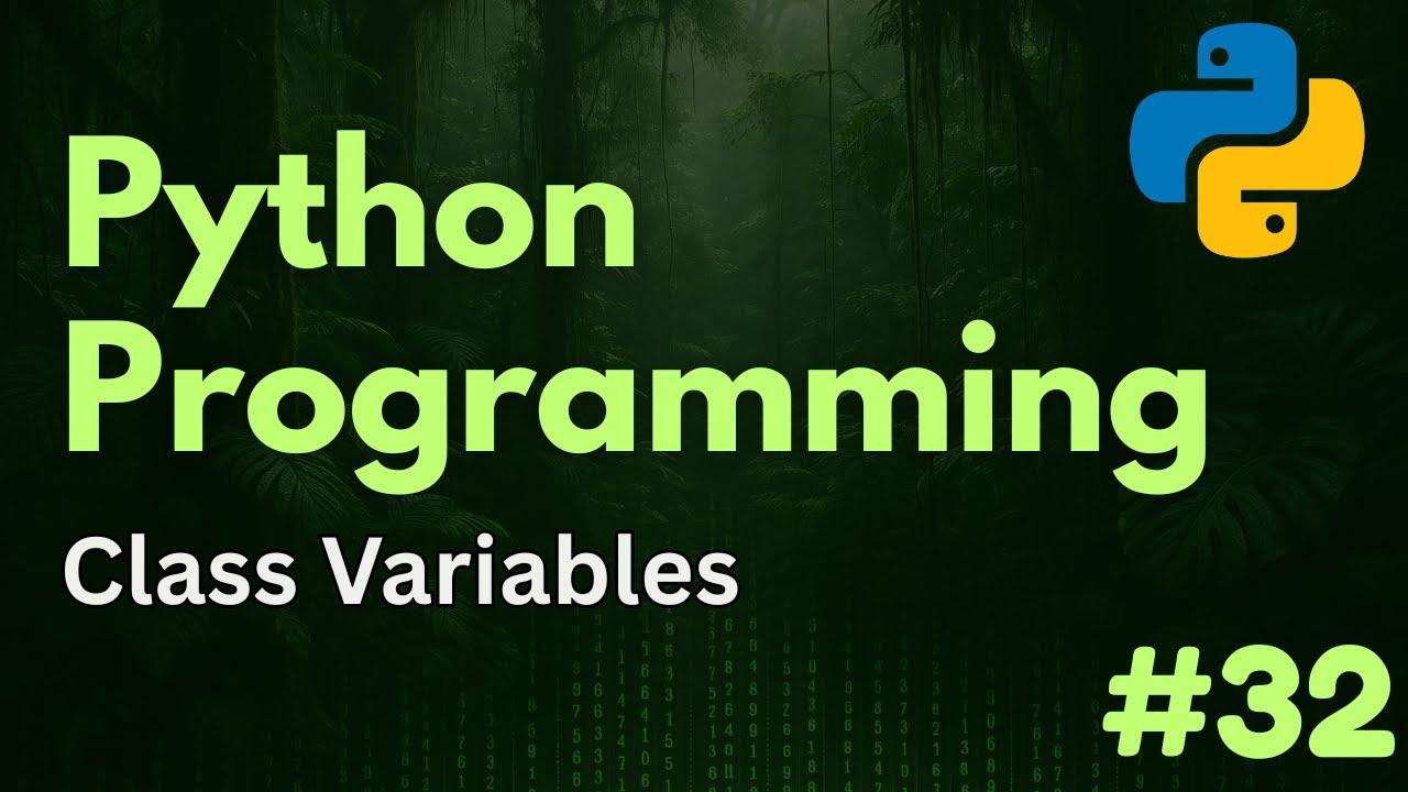 Переменные класса | Программирование на Python, Эпизод 32