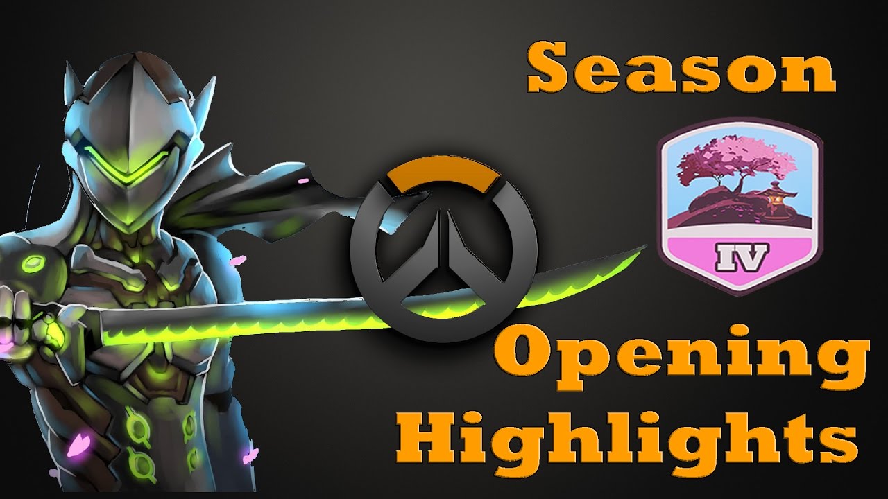 Overwatch -- Season 4 Competitive Opening Montage/Highlights!! --