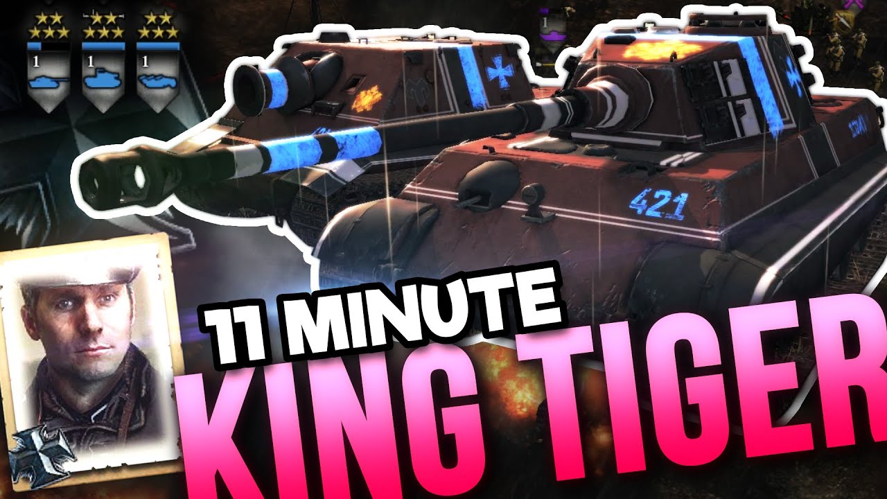 11:25 KING TIGER & STURMTIGER: Vet 5 Monsters [4v4] [OKW] [Port of Hamburg] &mdash; Full Match of CoH2