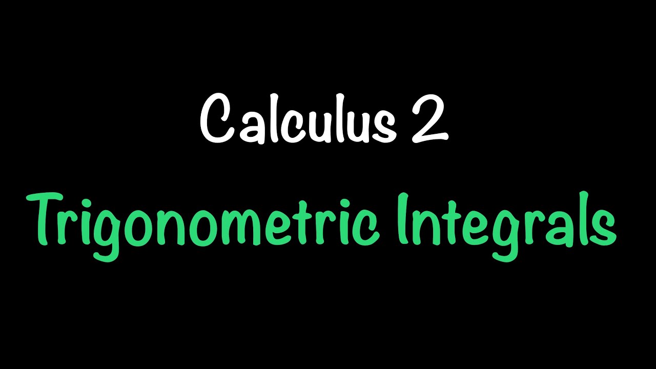 Calculus 2: Trigonometric Integrals (Video #2) | Math with Professor V