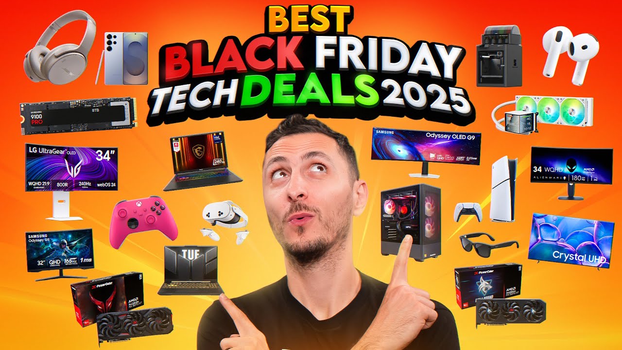 The Best Black Friday/Cyber Monday Tech Deals 2025!