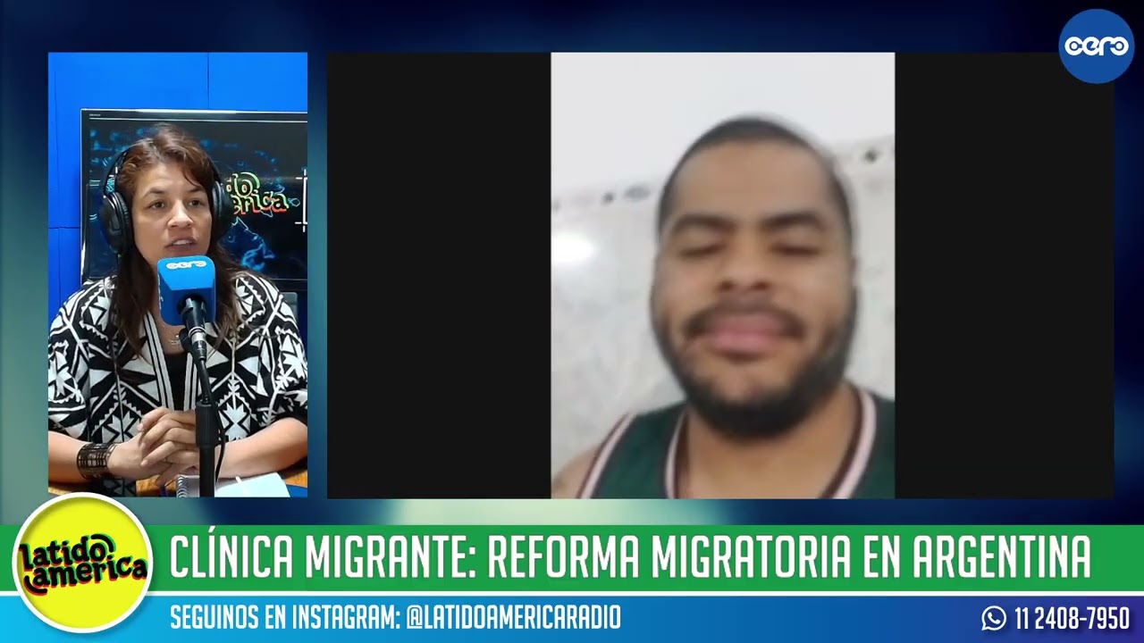 Cl&iacute;nica Migrante: VOTO MIGRANTE con Yefry Mosquera,  Director de la Casa Migrante en Argentina