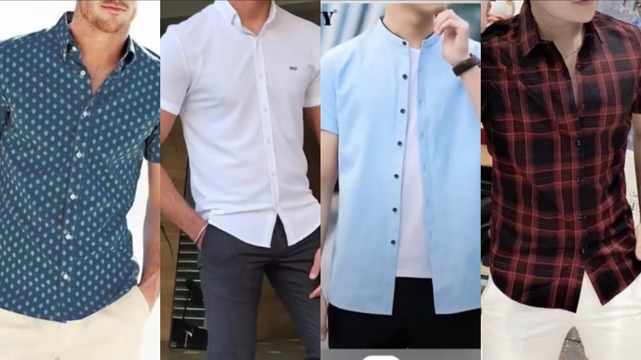 Most stylish Half sleeve shirt outfits men short sleeve shirt  fashion | men’s fashion & style 2024