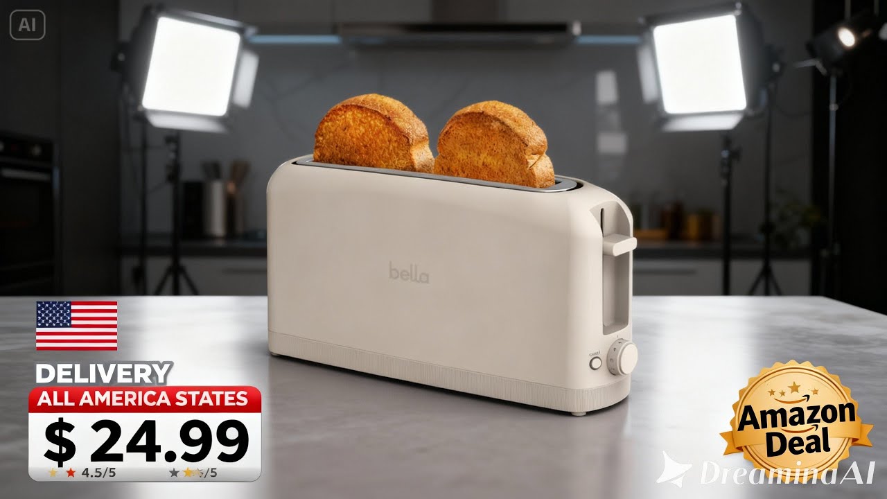 Bella Slim Toaster Review 🔥 Best Space-Saving Toaster for USA Kitchens | $24.99