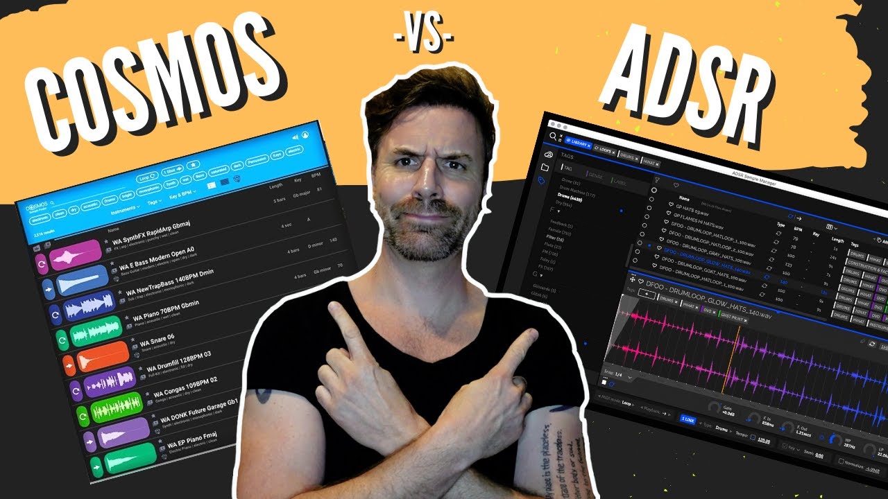 Waves Cosmos VS ADSR Sample Manager . Shootout Review, does AI mean More Better... Best Workflow?