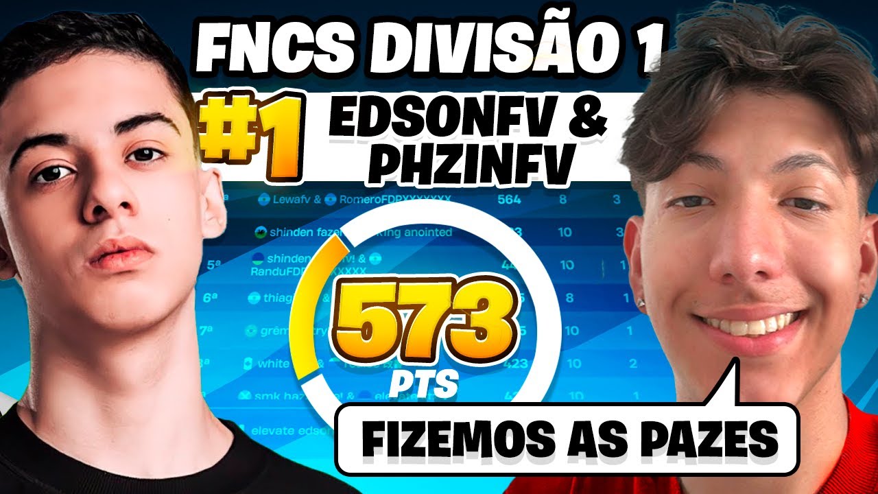 EDSON ENCONTROU O DUO PERFEITO E GANHOU A FNCS
