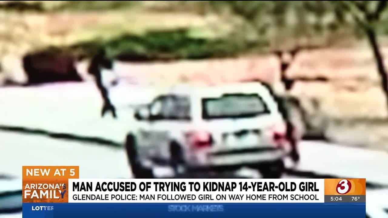 Man chases after girl, trying to kidnap her, Glendale police say