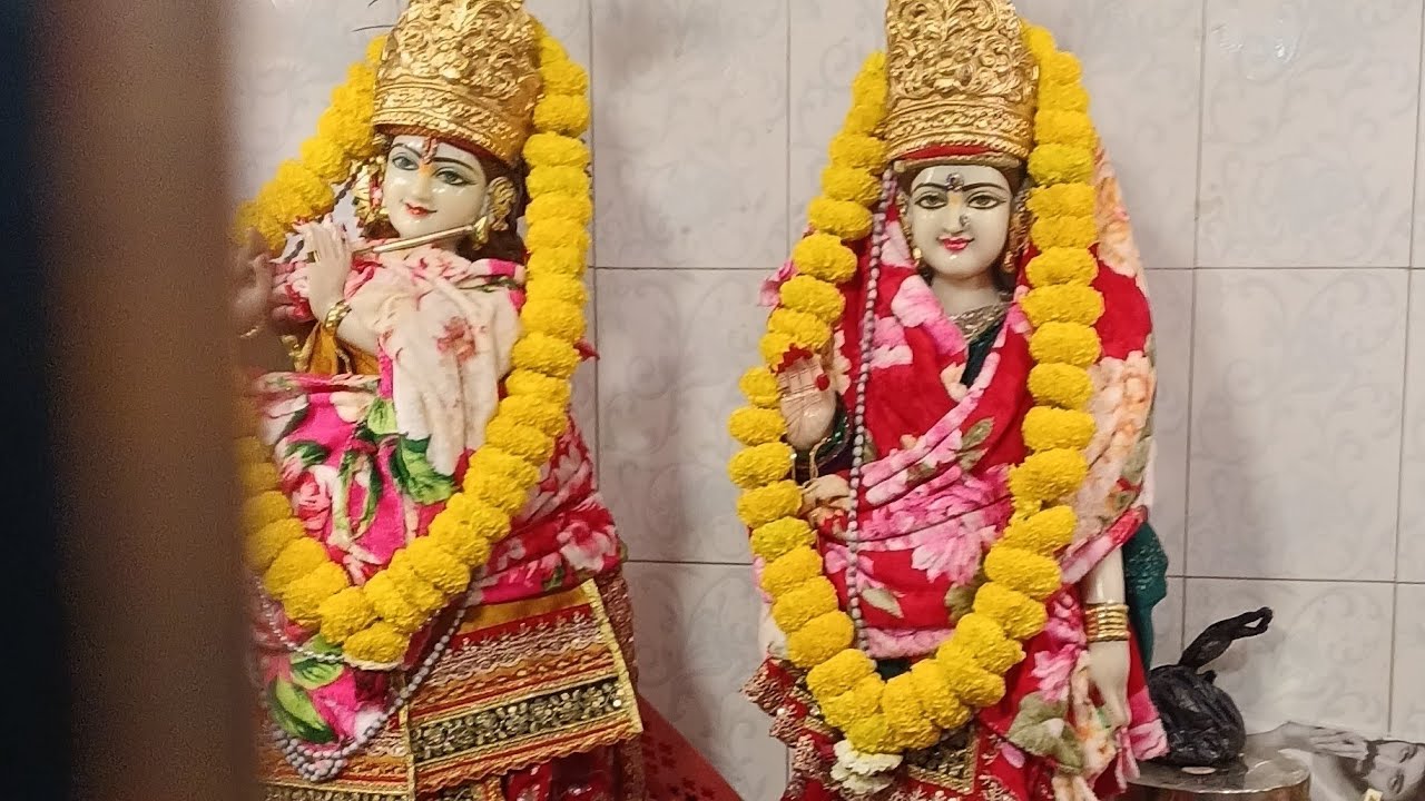 राधे कृष्ण मंदिर के दर्शन 🌺🌺🌺🙏🌺🌺
