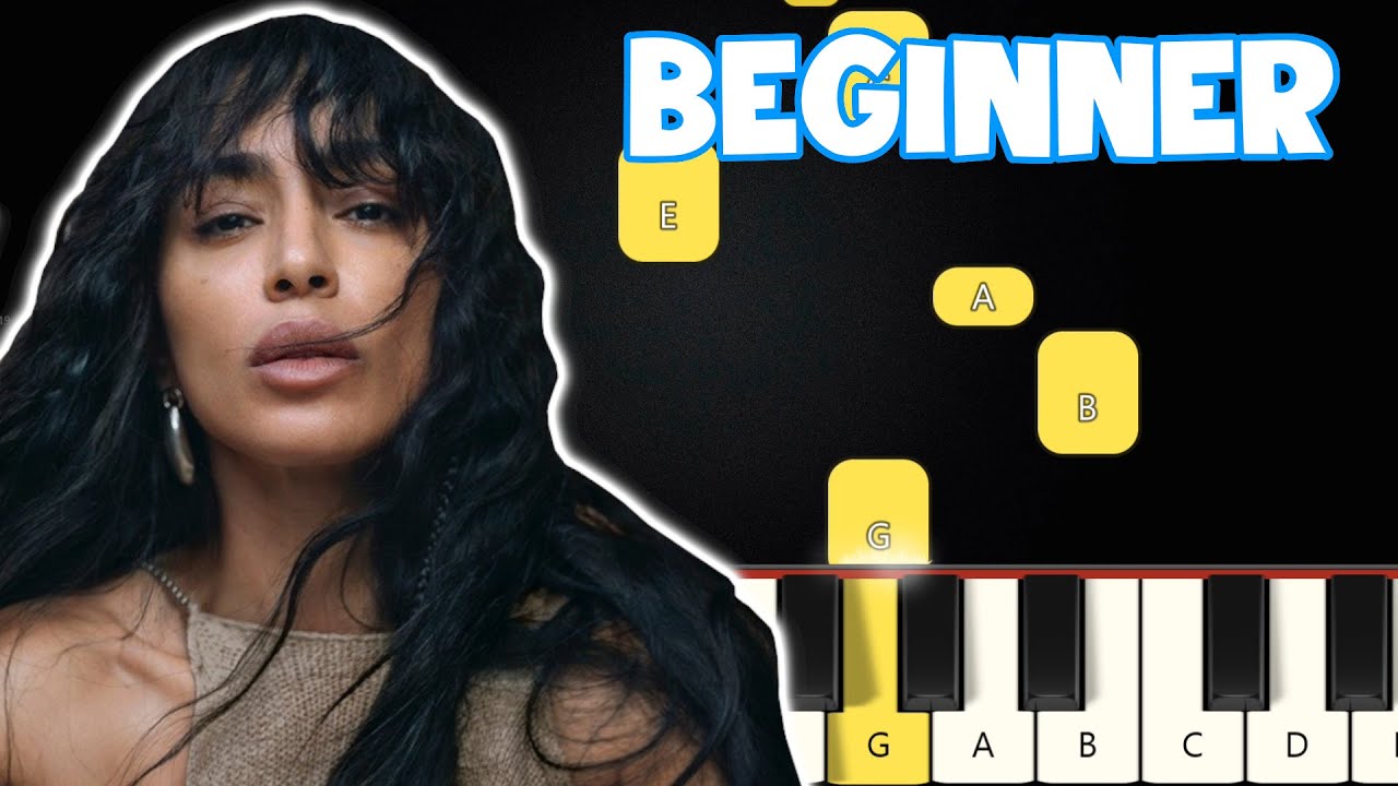 Tattoo - Loreen | Beginner Piano Tutorial | Easy Piano