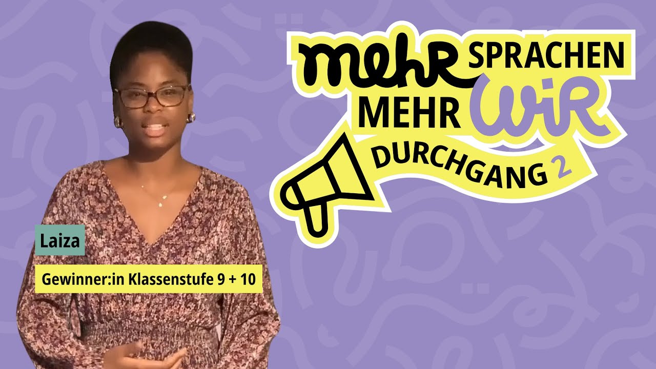 Rede von Laiza (Thema: Gerechte Gesellschaft) Gewinnerin der Klassenstufe 9 + 10