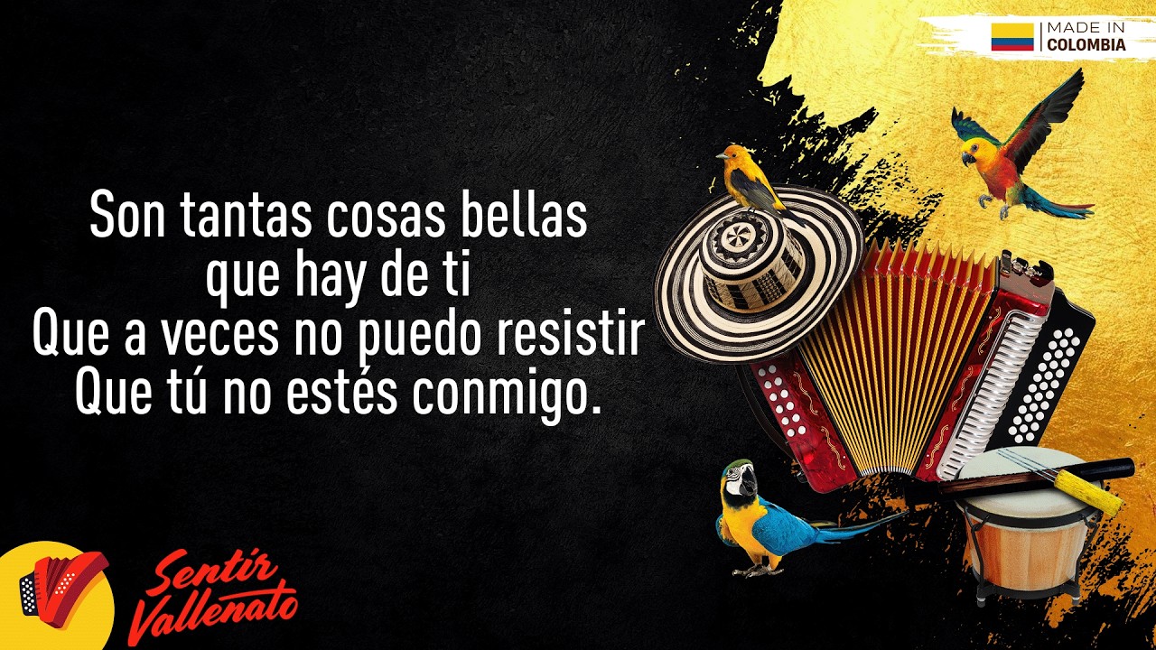 Regresa A M&iacute;, Binomio De Oro De Am&eacute;rica, Video Letra - Sentir Vallenato