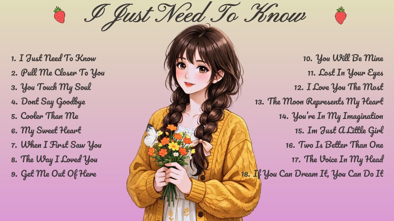 I Just Need To Know🌸Songs Playlist🌻 Love Song🍃Official Music Video🍁Song Lyrics