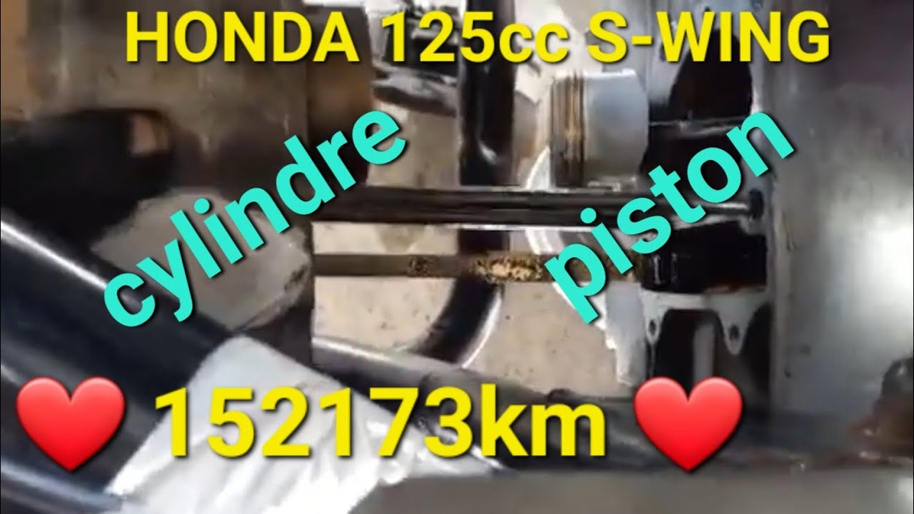 REMPLACEMENT CYLINDRE PISTON HONDA 125 S-WING = 152000KM