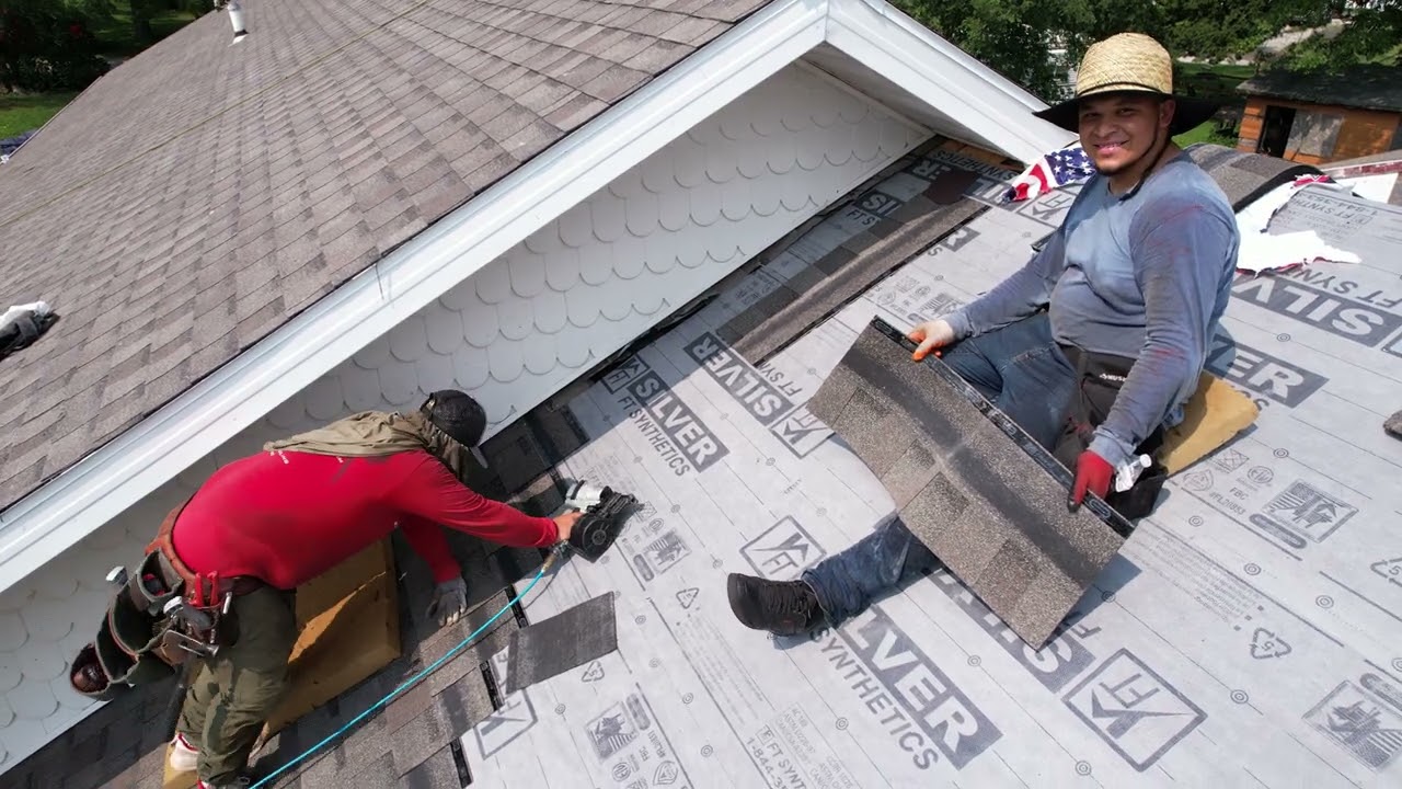 American Roofing Experts Dual Property Drone Footage