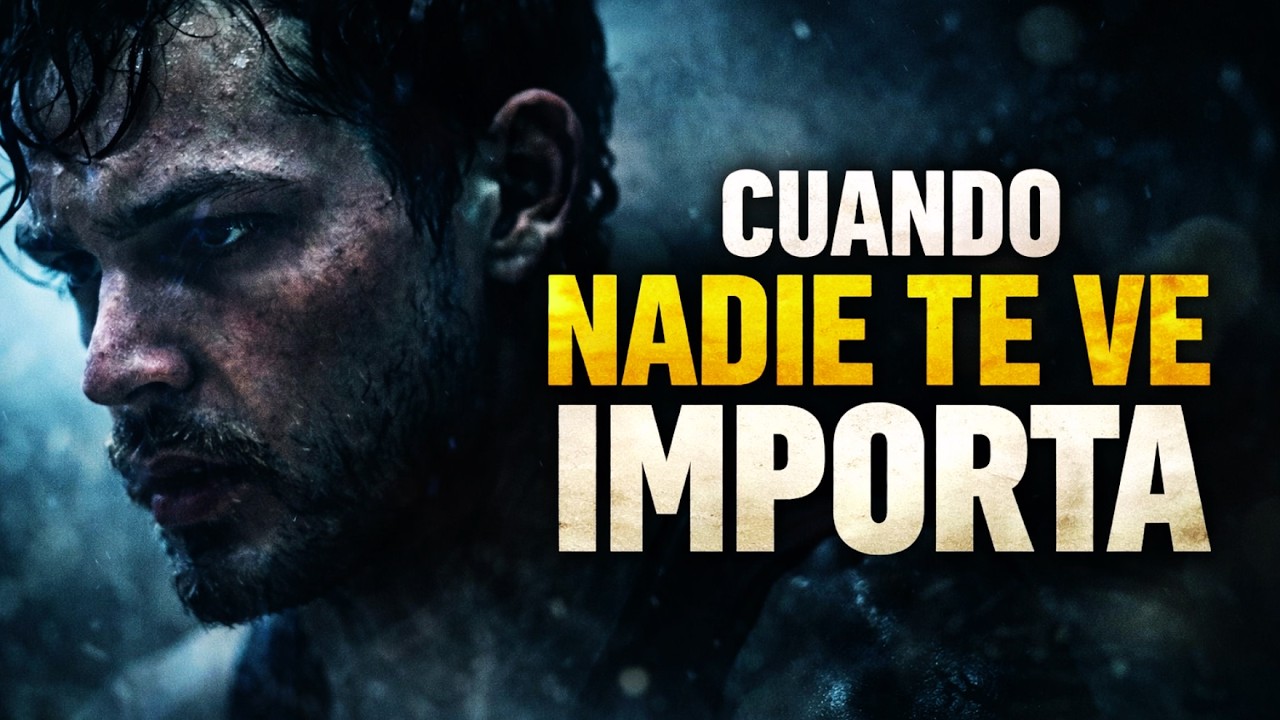 EL PRECIO DE SER GRANDE | DISCIPLINA CUANDO NADIE ESTÁ MIRANDO