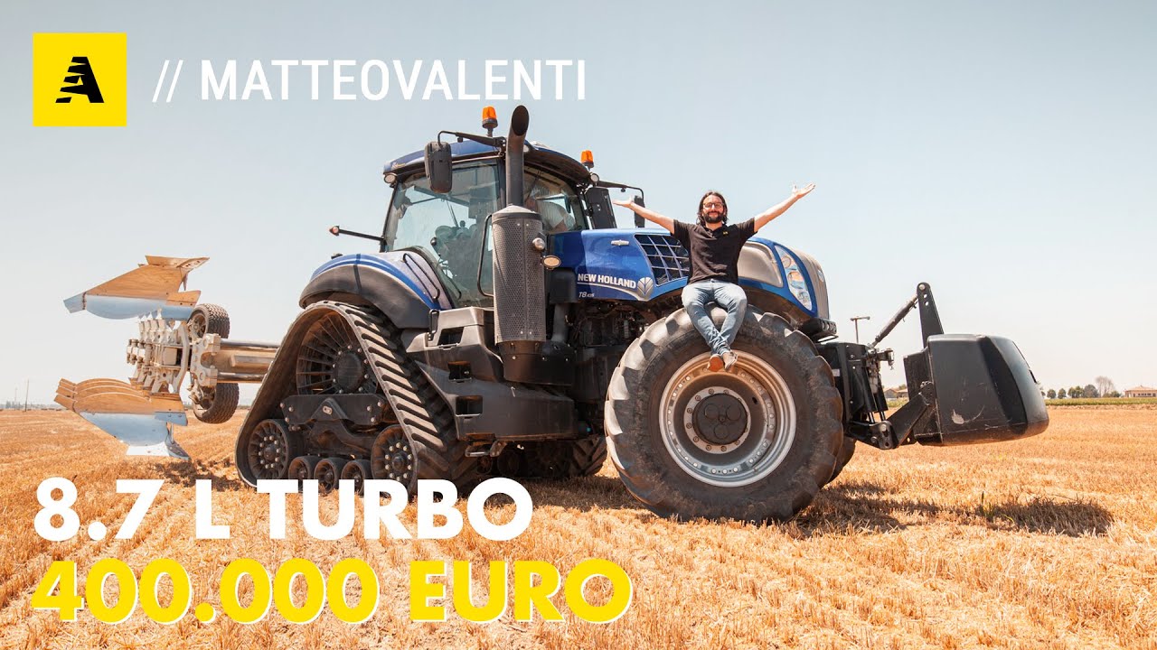 Come si guida un TRATTORE da 400k €? Tutti i segreti del New Holland T8