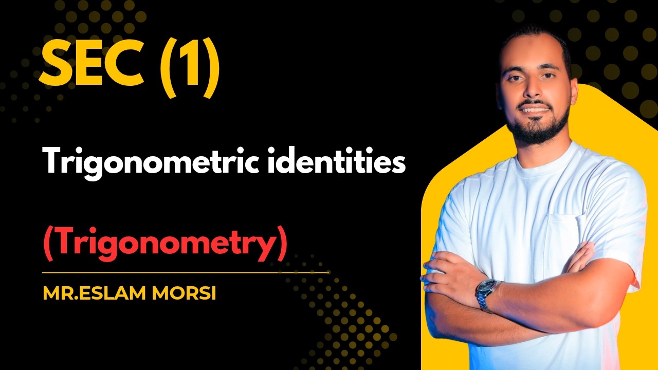 Exercise (8): Trigonometric identities حل تمارين المعاصر