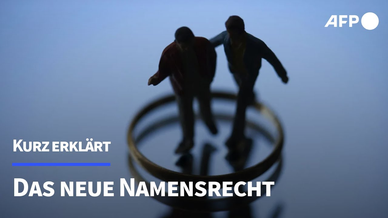 Kurz erkl&auml;rt: Das neue, flexiblere Namensrecht | AFP
