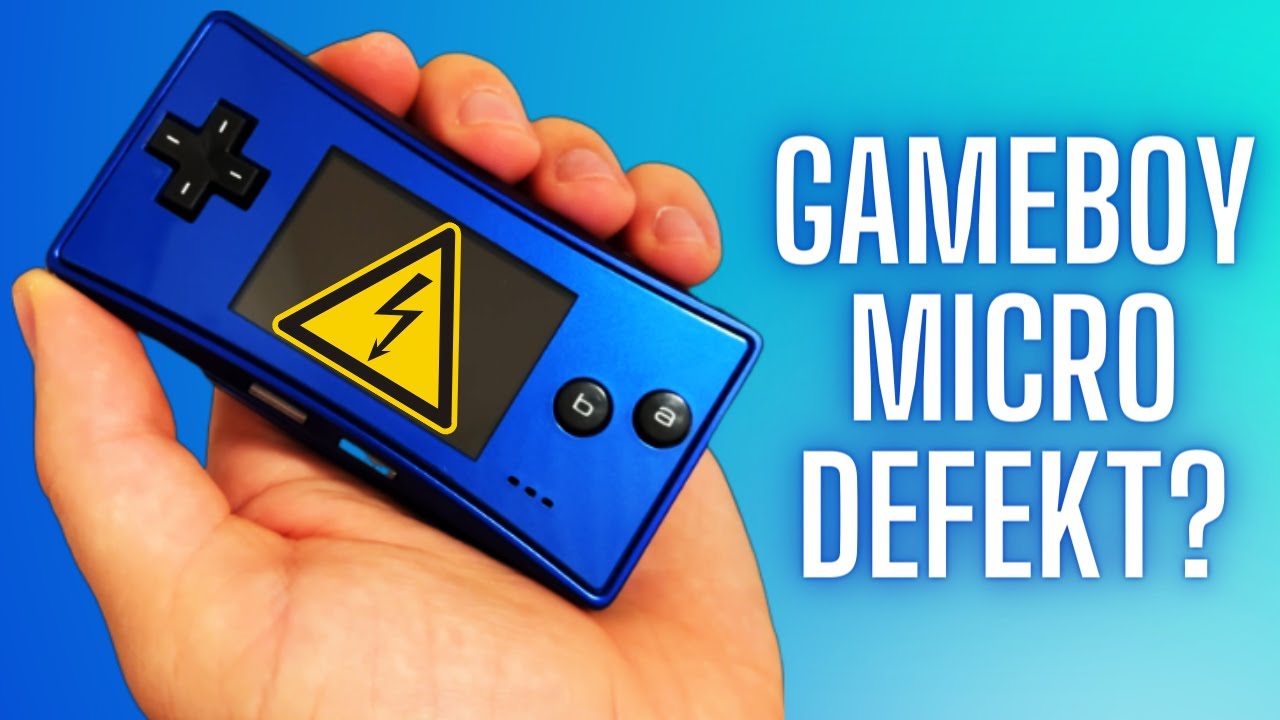 Gameboy Micro geht nicht an / ladet nicht - Reparatur