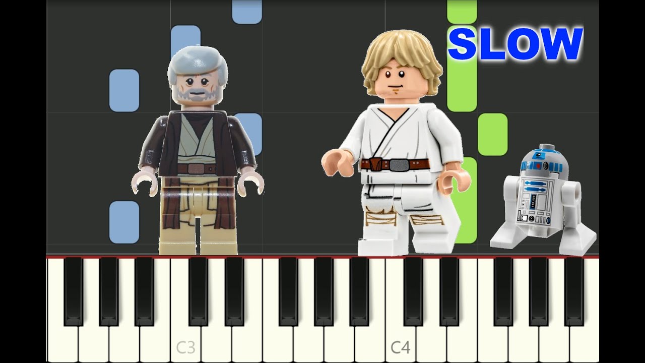 SLOW EASY piano tutorial 