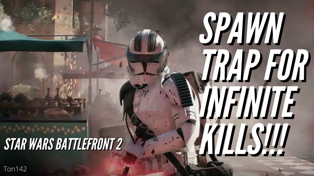 HOW TO BEST SPAWN TRAP IN KASHYYYK | Ton142 BattleFront 2