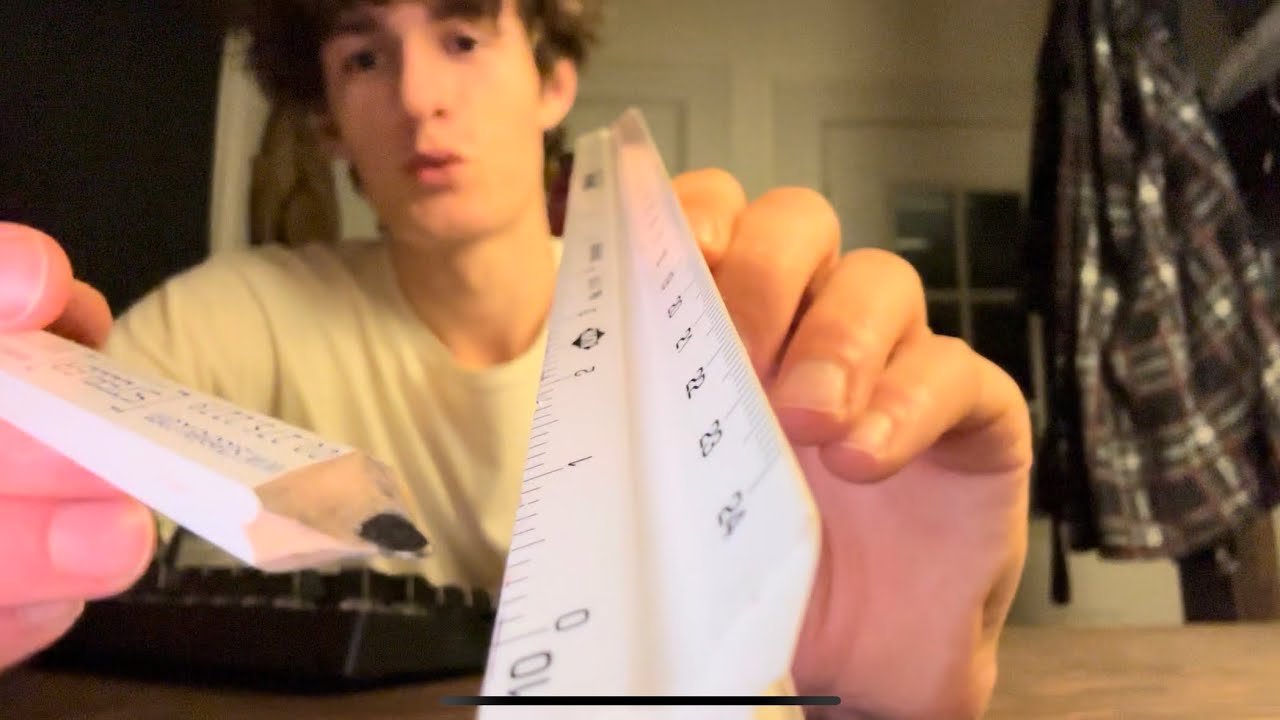 Eye exam ASMR (Keyboard, Scissor, Visuals, etc.)