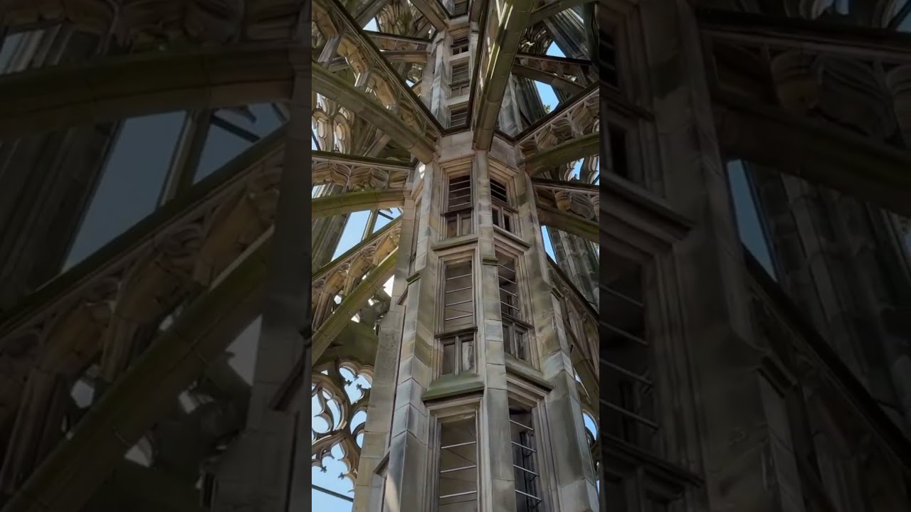 What&rsquo;s on the top of Ulm biggest Cathedral in Europe #top #ulm #travel
