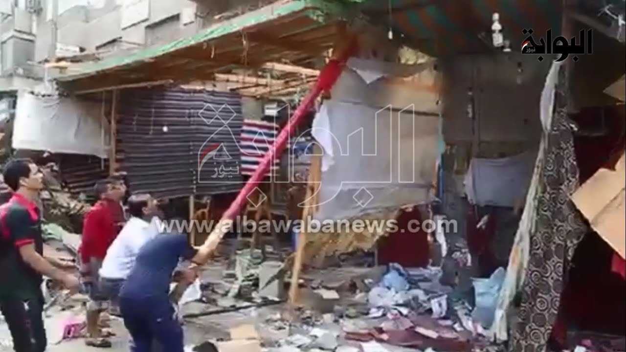 إزالة أكشاك الباعة الجائلين بمحيط 
