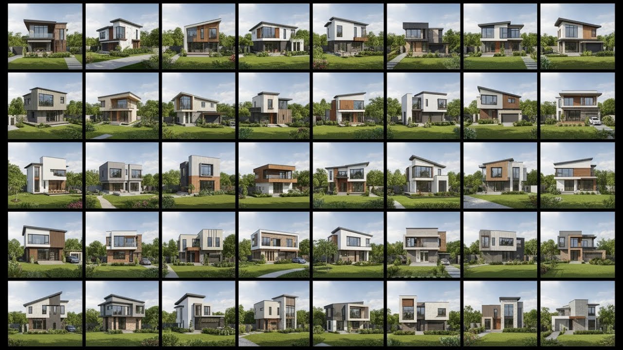 BEST 25+ TRENDING UNIQUE HOME FRONT ELEVATION DESIGNS II 3D HOME DESIGN II 3D HOUSE DESIGN #3DHome