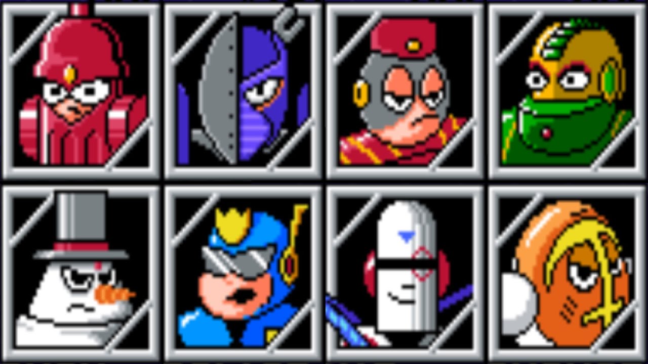 Megaman Rocks - Boss Rush+Weaknesses 