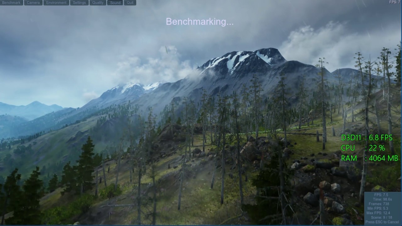 Intel HD Graphics 630 -- Intel Core i3-7100 -- Unigine Valley Benchmark