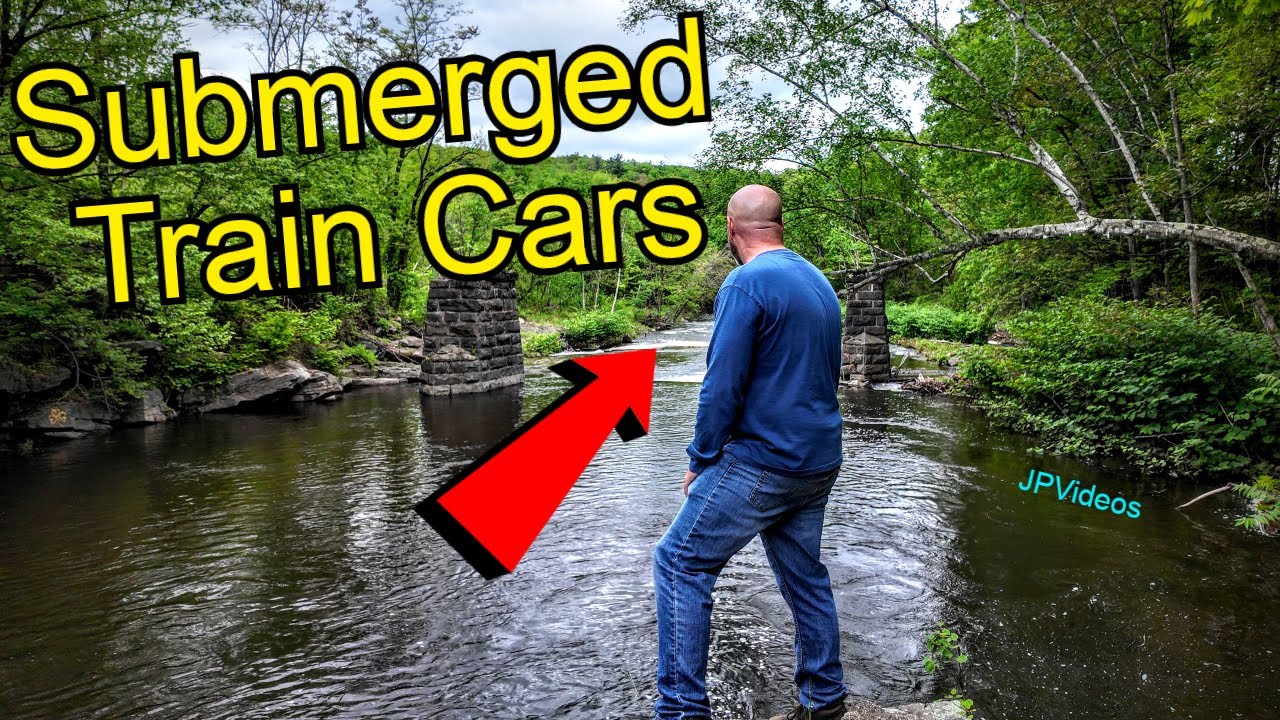 These Train Cars Are Submerged Underwater