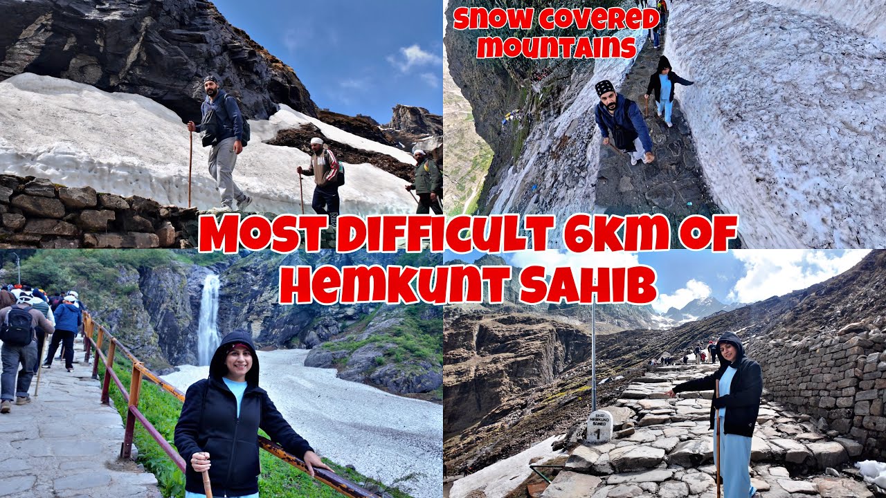 Barfeele Raste Cho Hunde Hoye Finally Pahunch Gaye Sri Hemkunt Sahib || Yatra Sri Hemkunt Sahib 2025