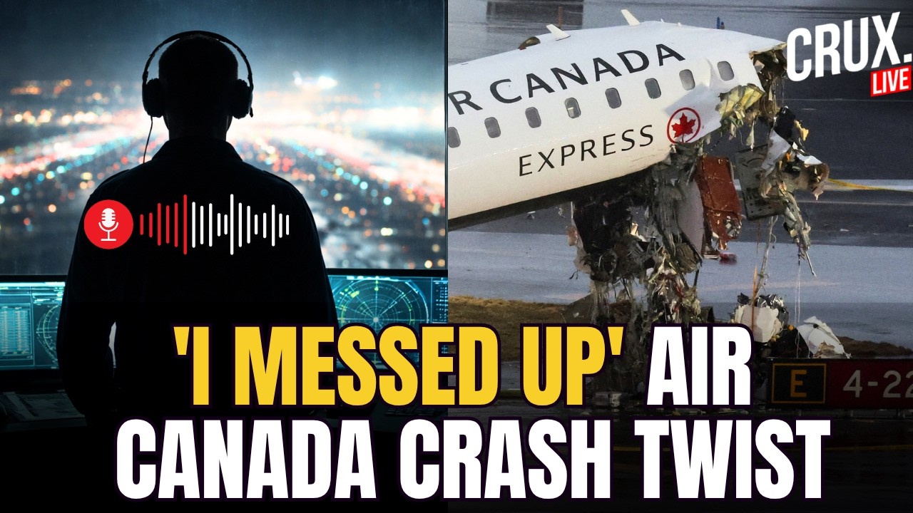 New York Plane Crash LIVE | LaGuardia Air Traffic Controller Behind Deadly Air Canada Jet Collision
