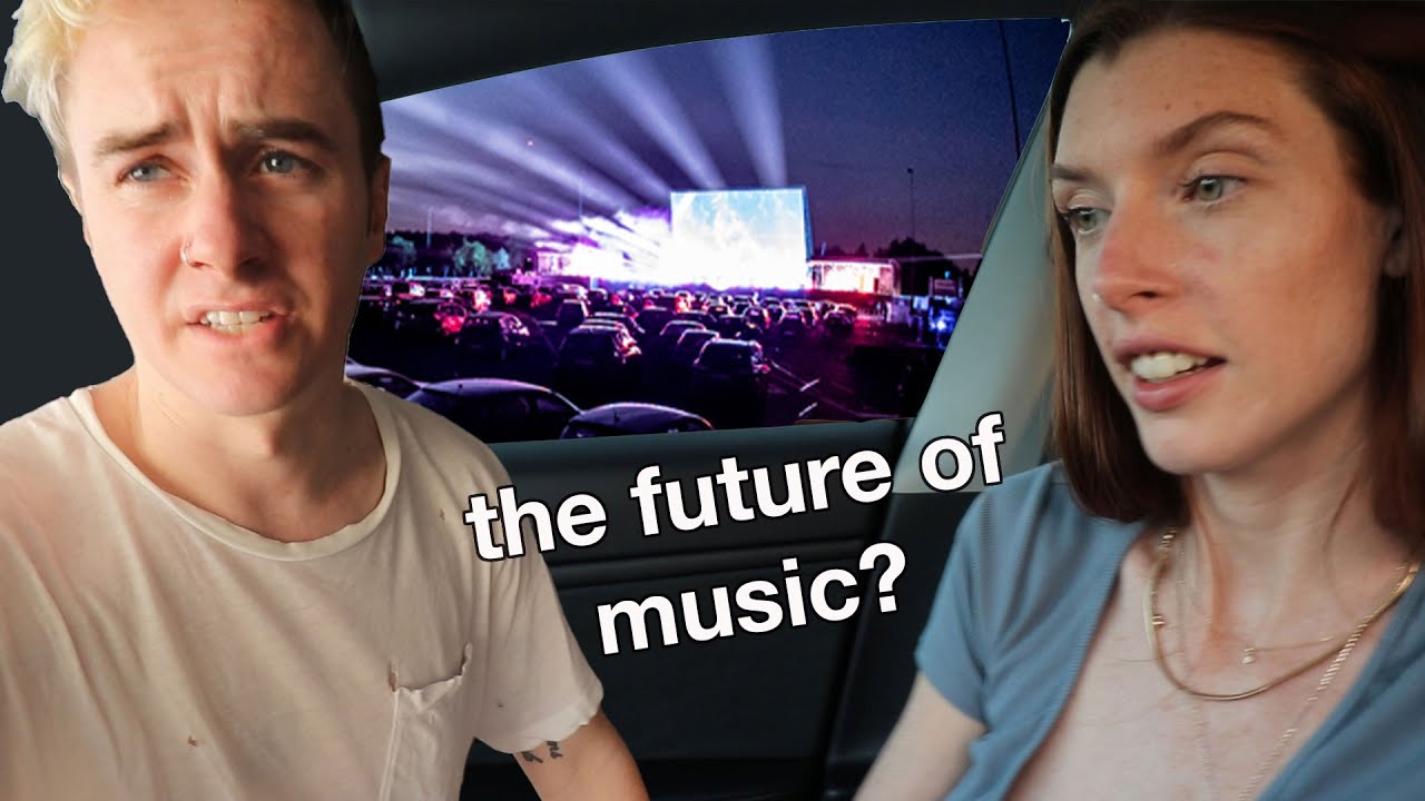 WE WENT TO A DRIVE-IN CONCERT AND IT WAS WEIRD.