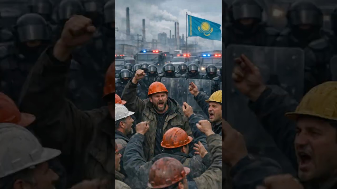 ❗️Бунт под Санкт-Петербургом / Полиция въехала в толпу / Драка с ОМОН #nexta #новости #казахстан