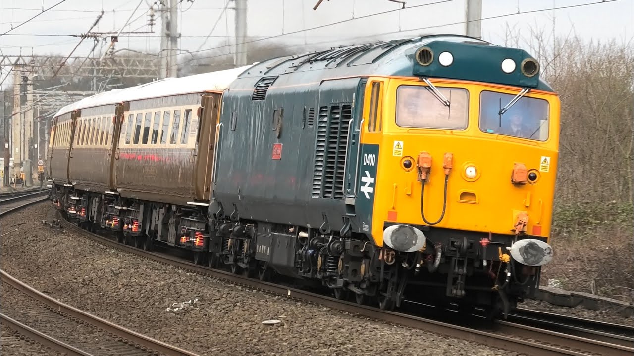 Fantastic Action at Lancaster Station LSL class 50050 at Speed Freight/Passenger trains Feb 18 2026 