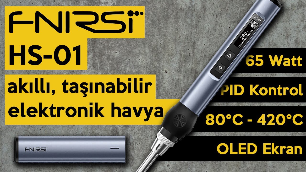 FNIRSi HS-01 Akıllı Taşınabilir Elektronik Havya İncelemesi