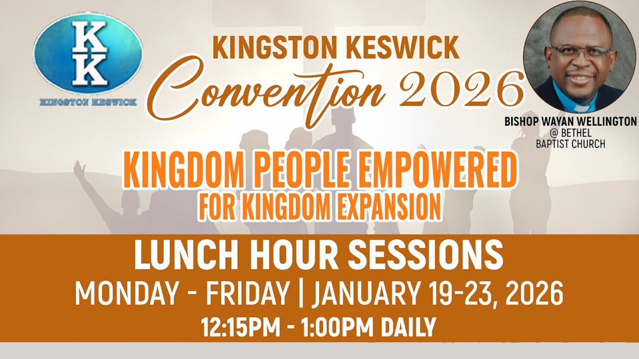 Day three of Bethel Baptist Church's Lunch Hour Session for Kingston Keswick convention 2026