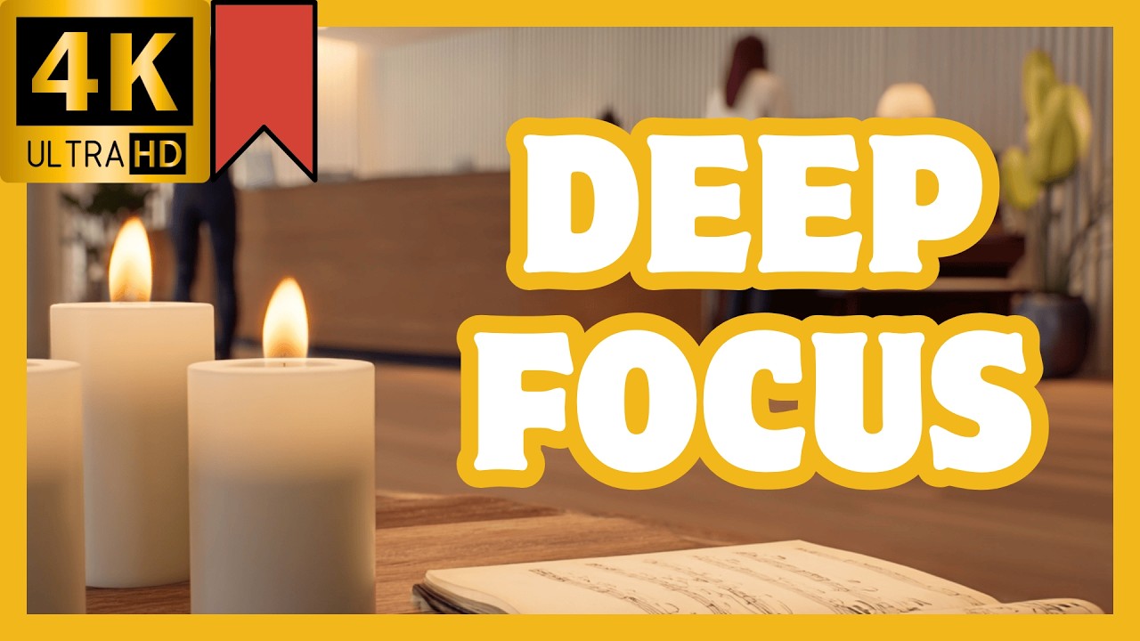 Deep Focus Music for Long Work Sessions 🎻 Classical Study & Concentration Background (4K)