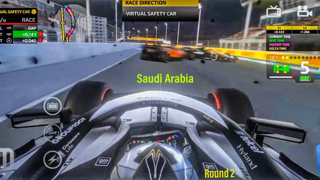 Monoposto 2026 Season 2 Round 2 Saudi Arabia 🇸🇦 Massive Crash Antonelli & Norris ,Out Of Podium #f1 